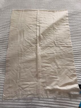 Lord & Taylor Cream Fringed Wrap